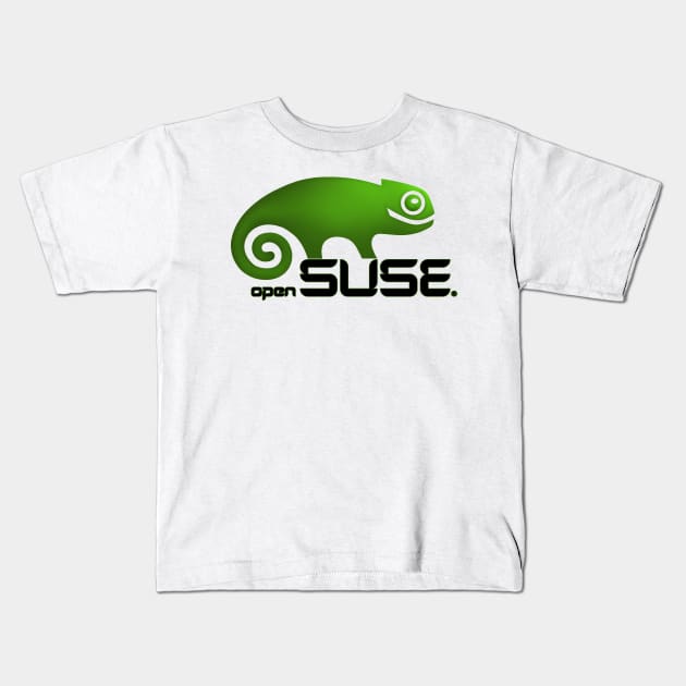 Open SUSE Kids T-Shirt by lidijaarts